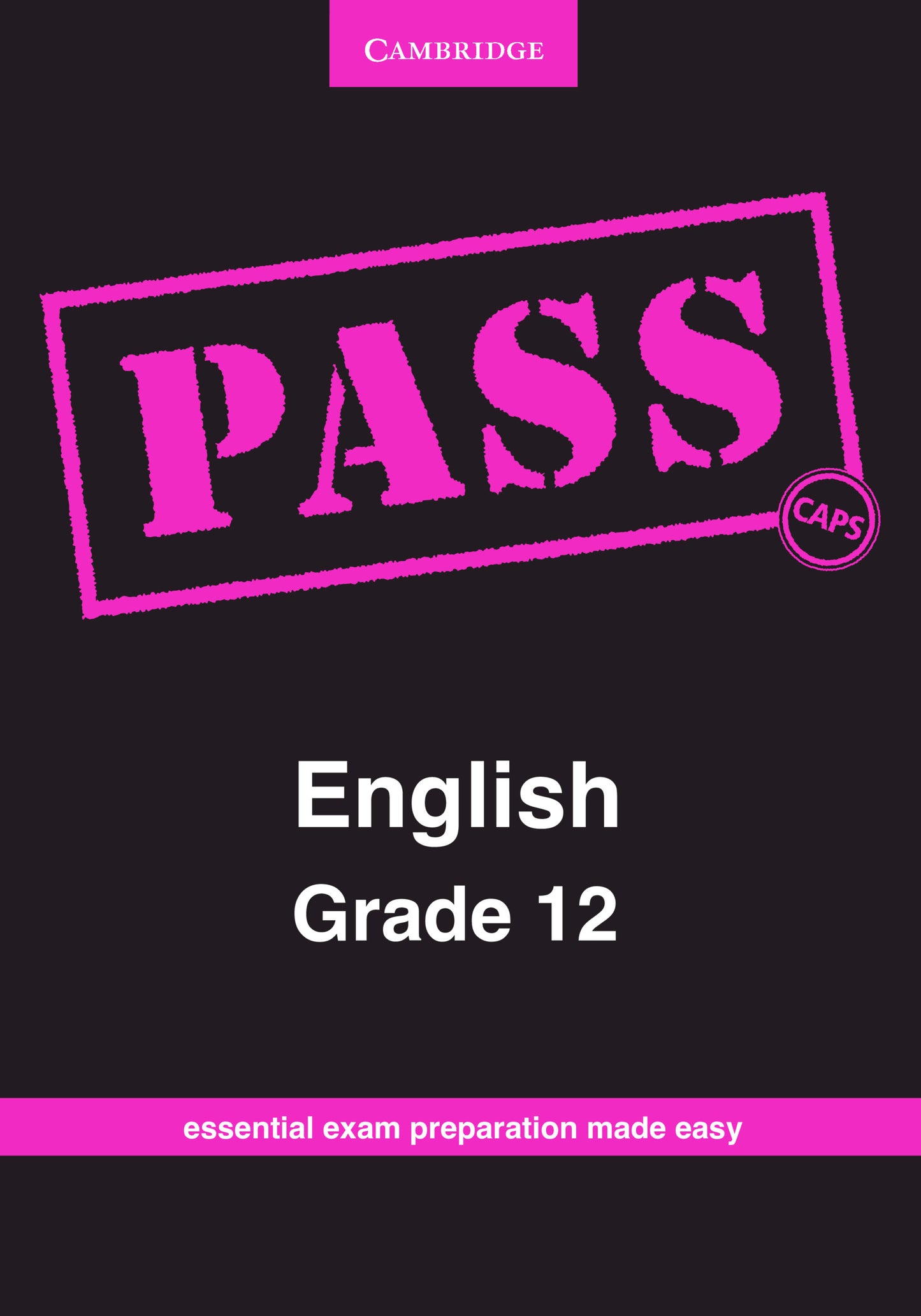 PASS English Grade 12 ISBN/SKU:9781107456549