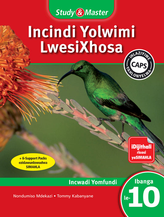 Study & Master Incindi Yolwimi LwesiXhosa Incwadi Yomfundi Ibanga le-10 ISBN/SKU:9781107603370