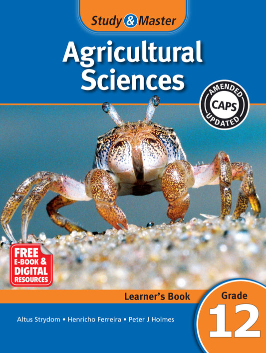 Study & Master Agricultural Sciences Learner's Book Grade 12 ISBN/SKU:9781107608054