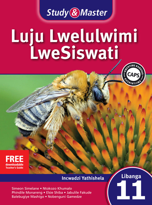 Study & Master Luju Lwelulwimi LweSiswati Incwadzi Yatishela Libanga le-11 ISBN/SKU:9781107609518