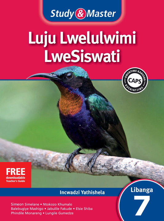 Study & Master Luju Lwelulwimi LweSiswati Incwadzi Yathishela Libanga 7 ISBN/SKU:9781107611689