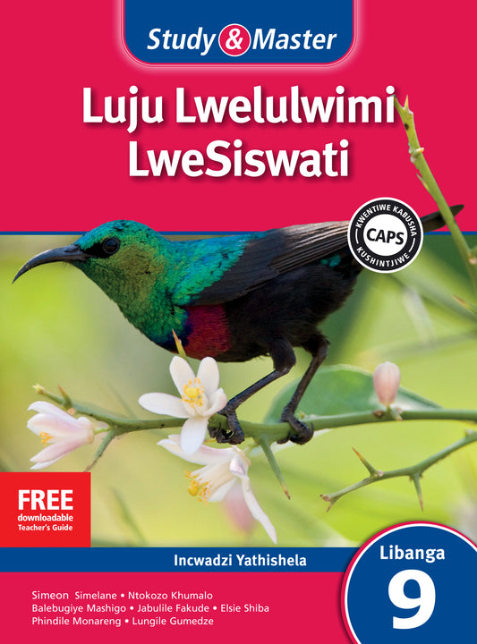 Study & Master Luju Lwelulwimi LweSiswati Incwadzi Yathishela Libanga 9 ISBN/SKU:9781107611825