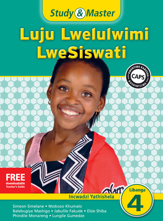 Study & Master Luju Lwelulwimi LweSiswati Incwadzi Yathishela Libanga lesi-4 ISBN/SKU:9781107618381