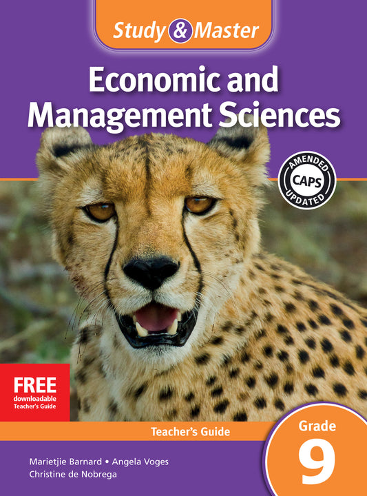 Study & Master Economic and Management Sciences Teacher's Guide Grade 9 ISBN/SKU:9781107618435