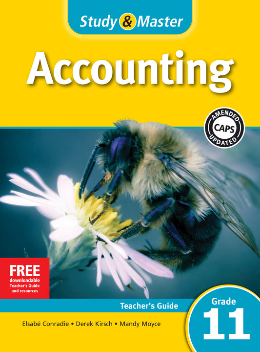 Study & Master Accounting Teacher's Guide Grade 11 ISBN/SKU:9781107626010