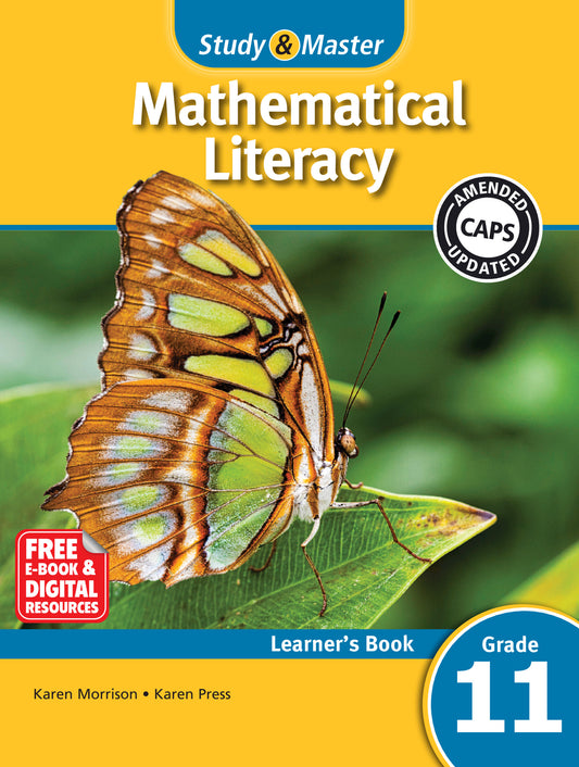 Study & Master Mathematical Literacy Learner's Book Grade 11 ISBN/SKU:9781107627024