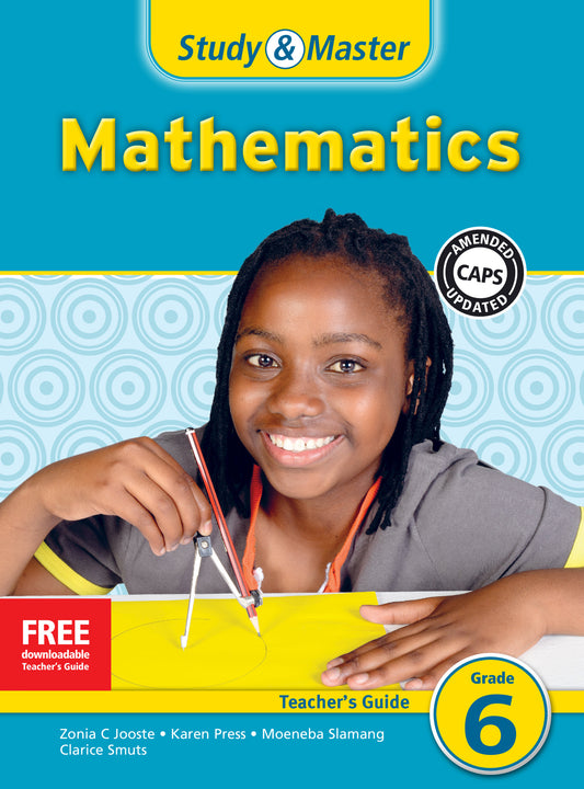 Study & Master Mathematics Teacher's Guide Grade 6 ISBN/SKU:9781107632196