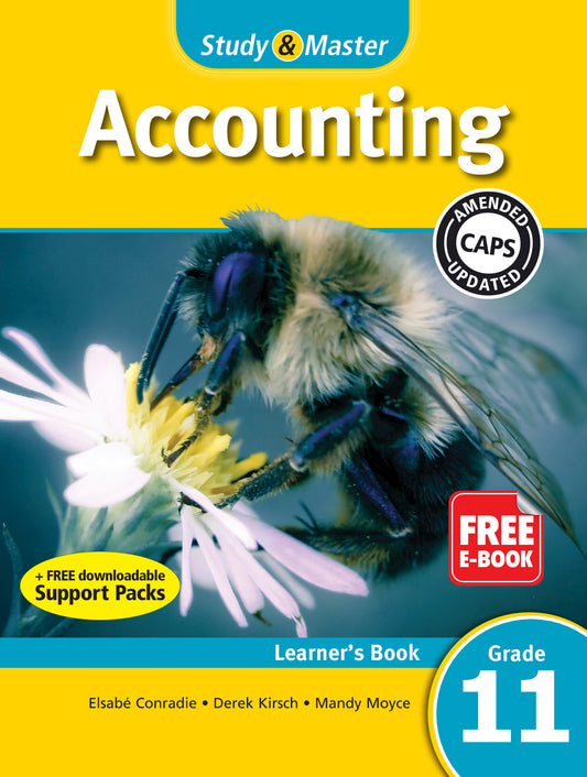 Study & Master Accounting Learner's Book Grade 11 ISBN/SKU:9781107634947