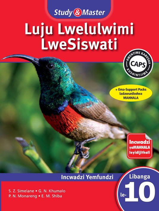Study & Master Luju Lwelulwimi LweSiswati Incwadzi Yemfundzi Libanga le-10 ISBN/SKU:9781107645639