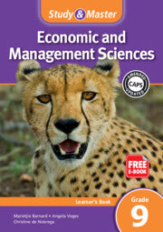 Study & Master Economic and Management Sciences Learner's Book Grade 9 ISBN/SKU:9781107665262