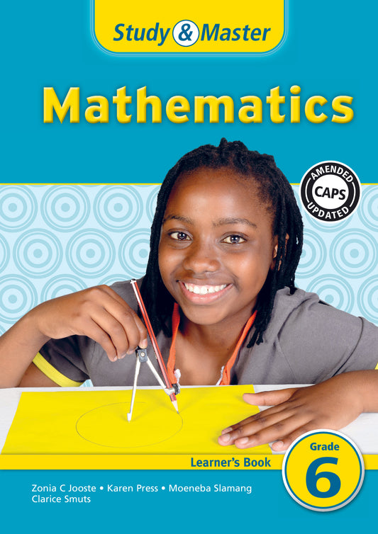 Study & Master Mathematics Learner's Book Grade 6 ISBN/SKU:9781107665361