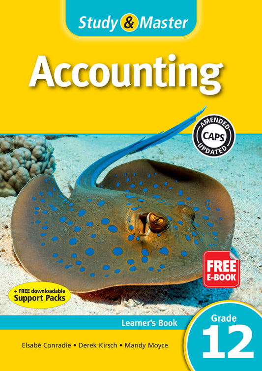Study & Master Accounting Learner's Book Grade 12 ISBN/SKU:9781107666900