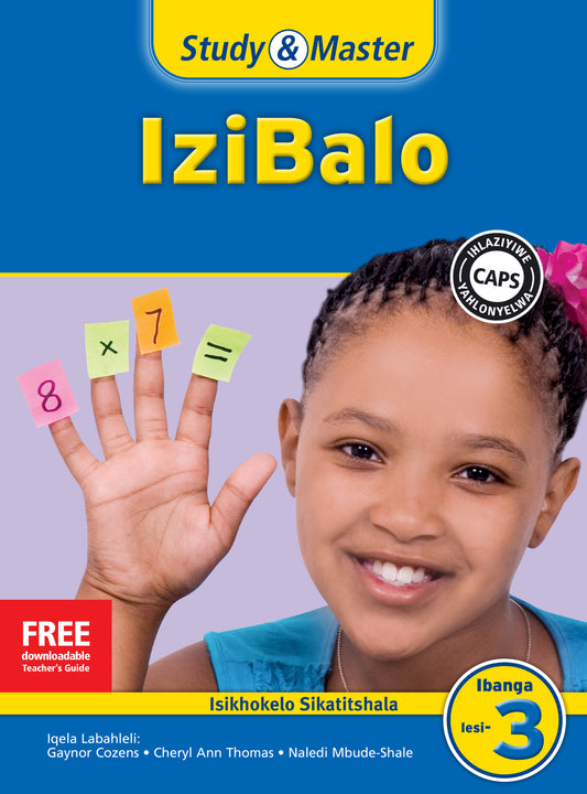 Study & Master IziBalo Ifayile Katitshala Ibanga lesi-3 ISBN/SKU:9781107669161