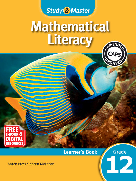 Study & Master Mathematical Literacy Learner's Book Grade 12 ISBN/SKU:9781107670389