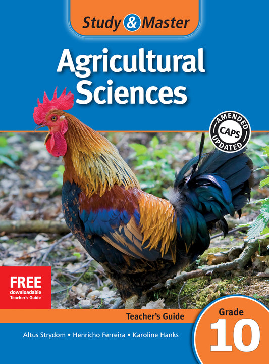 Study & Master Agricultural Sciences Teacher's File Grade 10 ISBN/SKU:9781107670457