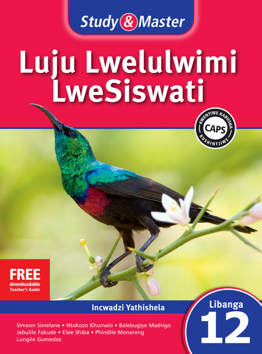 Study & Master Luju Lwelulwimi LweSiswati Incwadzi Yatishela Libanga le-12 ISBN/SKU:9781107671461