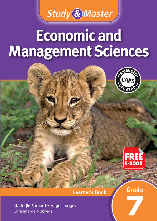 Study & Master Economic and Management Sciences Learner's Book Grade 7 ISBN/SKU:9781107673427