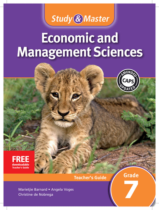 Study & Master Economic and Management Sciences Teacher's Guide Grade 7 ISBN/SKU:9781107698703