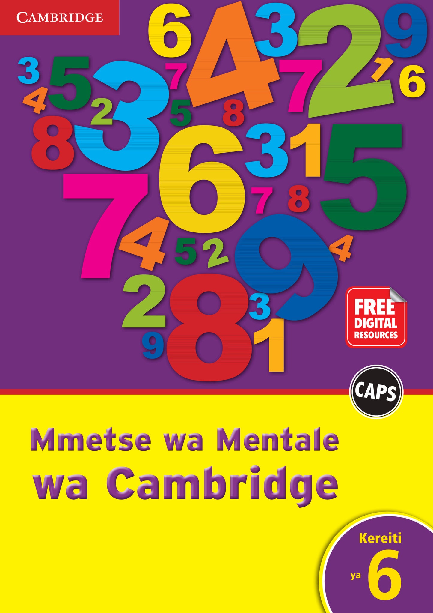 Cambridge Mental Maths Kereiti 6 Sesotho ISBN/SKU:9781108437981