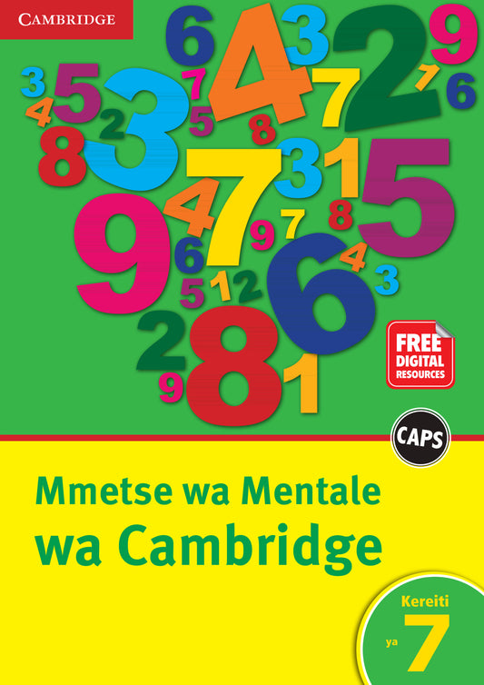 Cambridge Mental Maths Kereiti 7 Sesotho ISBN/SKU:9781108437998