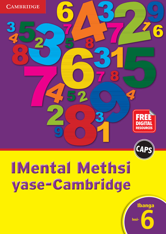 Cambridge Mental Maths Ibanga 6 isiXhosa ISBN/SKU:9781108438063