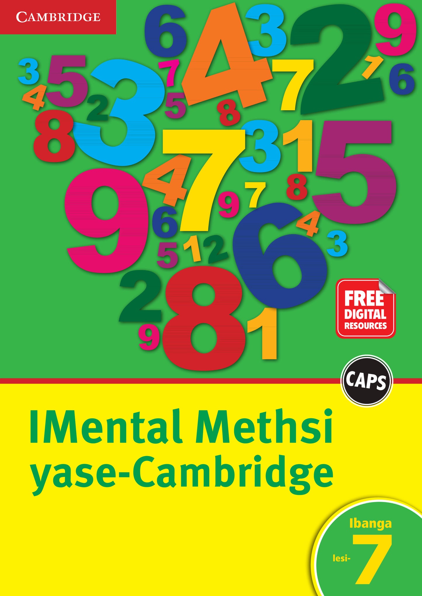 Cambridge Mental Maths Ibanga 7 isiXhosa ISBN/SKU:9781108438070