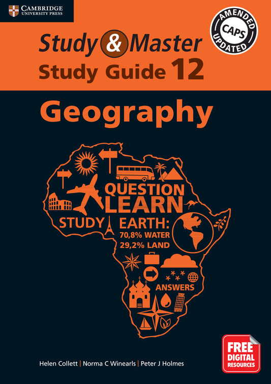 Study & Master Geography Study Guide Grade 12 ISBN/SKU:9781108591409