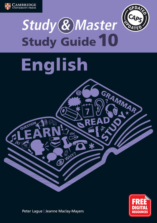 Study & Master English Study Guide Grade 10 ISBN/SKU:9781108650496