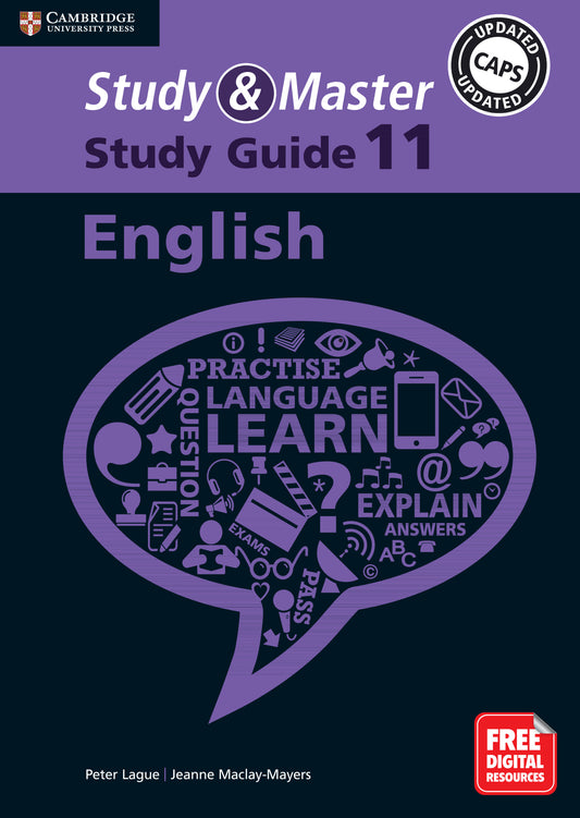 Study & Master English Study Guide Grade 11 ISBN/SKU:9781108650540