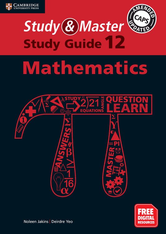Study & Master Mathematics Study Guide Grade 12 ISBN/SKU:9781108672993