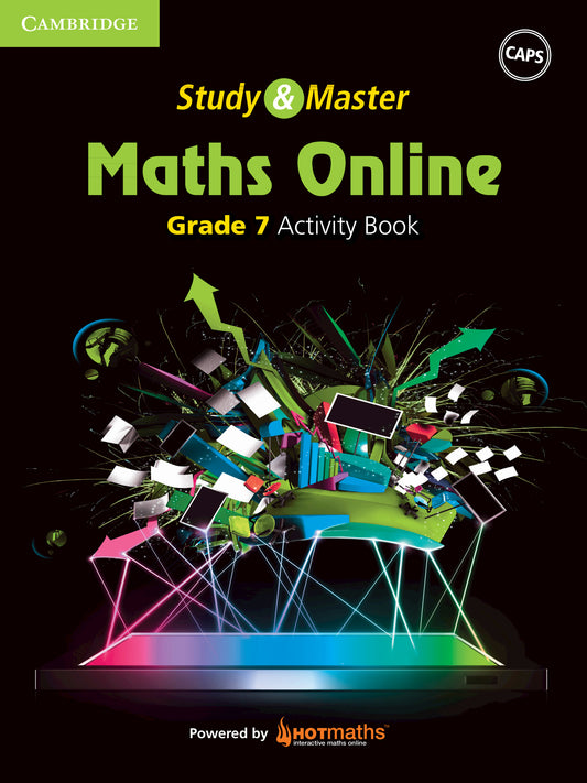 Maths Online Gr 7 Workbook ISBN/SKU:9781108765695