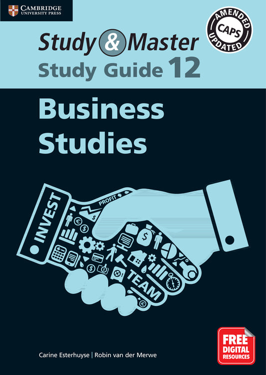 Study & Master Business Studies Study Guide Grade 12 ISBN/SKU:9781108868389