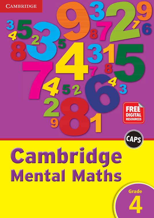 Cambridge Mental Maths Grade 4 ISBN/SKU:9781316611340