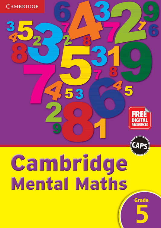 Cambridge Mental Maths Grade 5 ISBN/SKU:9781316611371