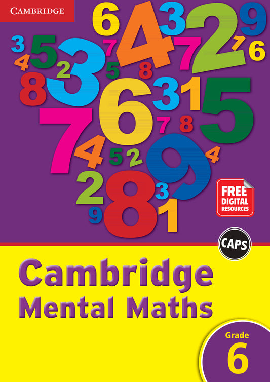 Cambridge Mental Maths Grade 6 ISBN/SKU:9781316611388