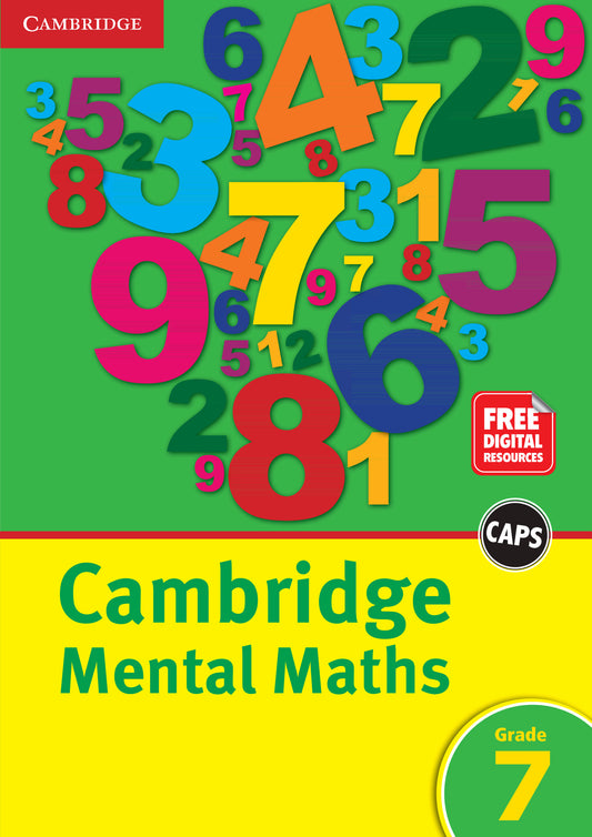 Cambridge Mental Maths Grade 7 ISBN/SKU:9781316611395