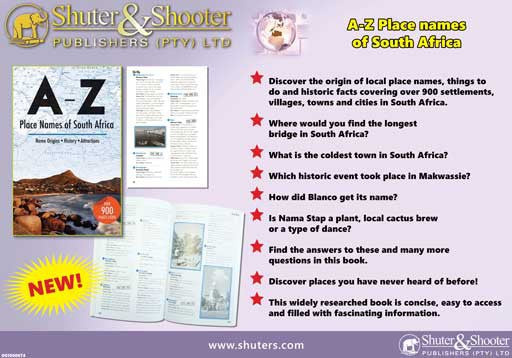 A-Z Place Names Of South Africa