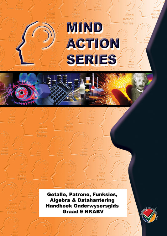Mind Action Series Wisk (Algebra, Getalle, Patrone, Funksies, ens.) Onderwysersgids GR 9 Printed ISBN/SKU: 9781776111985 (MAT 215)