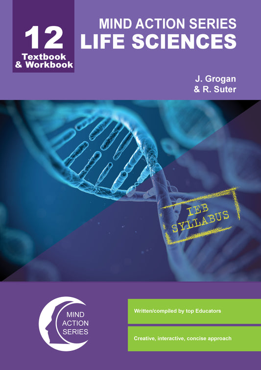 Mind Action Series Life Sciences Textbook & Workbook IEB - (2017) GR 12 Printed-Bound ISBN/SKU: 9781776113170 (LFS 89)