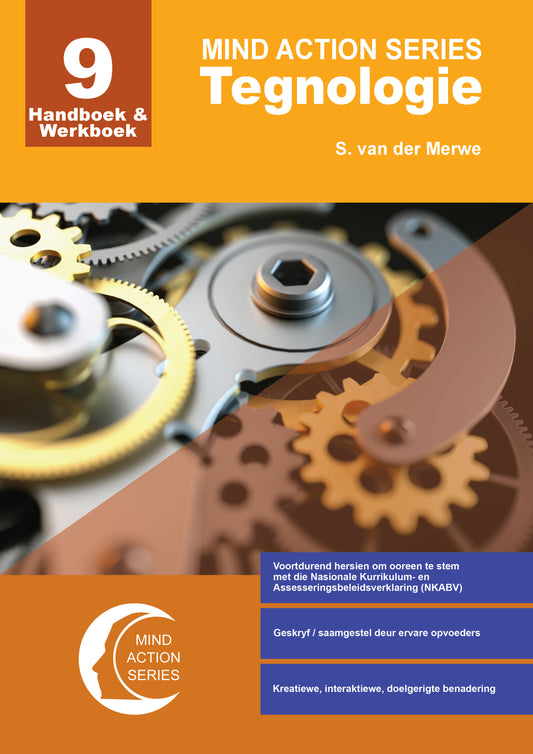 Mind Action Series Tegnologie Handboek & Werkboek NKABV (2018) GR 9 Printed ISBN/SKU: 9781776114658 (TEC 36)