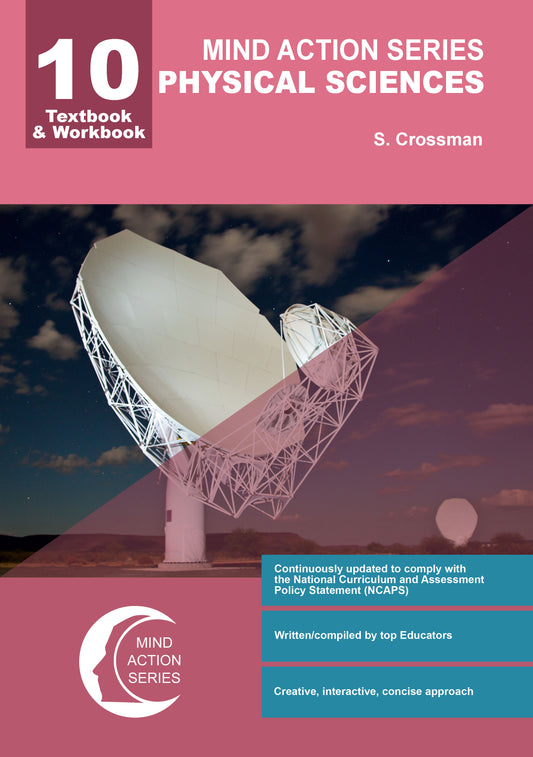 Mind Action Series Physical Science Textbook & Workbook NCAPS (2018) GR 10 Printed-Punched ISBN/SKU: 9781776115693 (SCI 82)