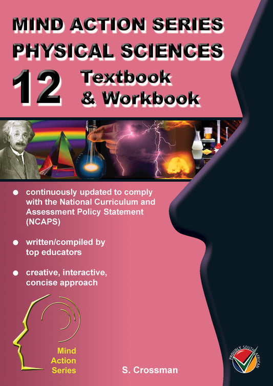 Mind Action Series Physical Science Textbook & Workbook NCAPS GR 12 Printed-Punched ISBN/SKU: 9781776115730 (SCI 86)
