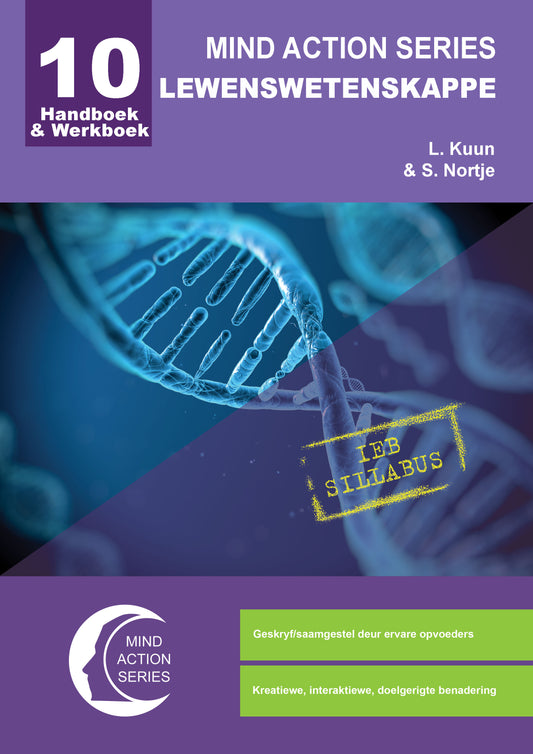 Mind Action Series Lewenswetenskap Handboek & Werkboek IEB - (2019) GR 10 Printed-Punched ISBN/SKU: 9781776116249 (LSF124)