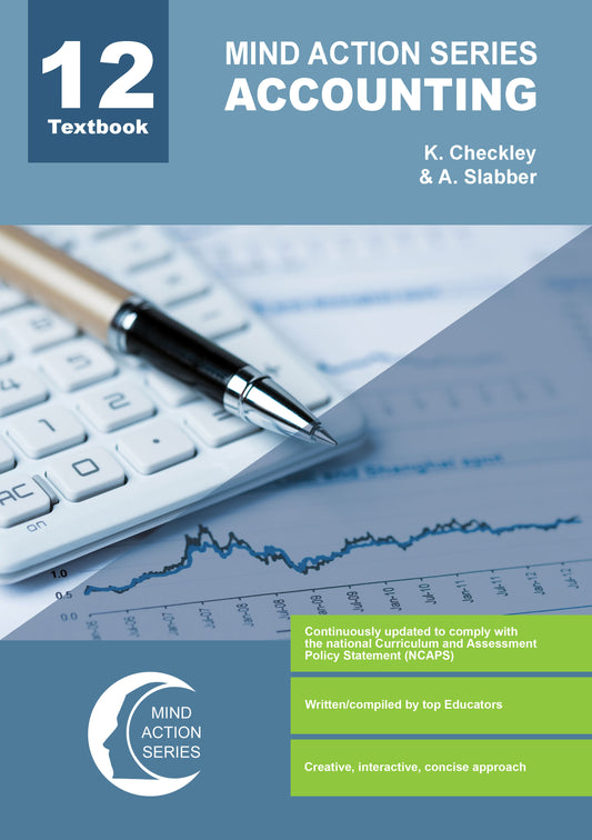 Mind Action Series Accounting Textbook NCAPS (2022) GR 12 Printed ISBN/SKU: 9781776118823 (ACC 119)