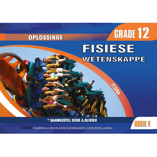Fisiese Wetenskappe Gr 12 Boek 1 ISBN/SKU:9781776437962