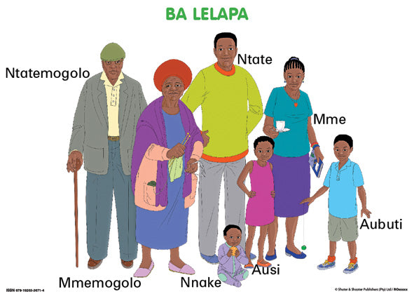 Chart: Junior Setswana Our Families A2