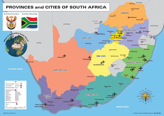Chart: Sa Provinces And Main Cities A1