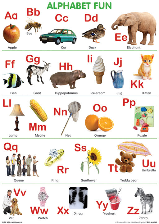 Chart: Alphabet Fun Poster A2