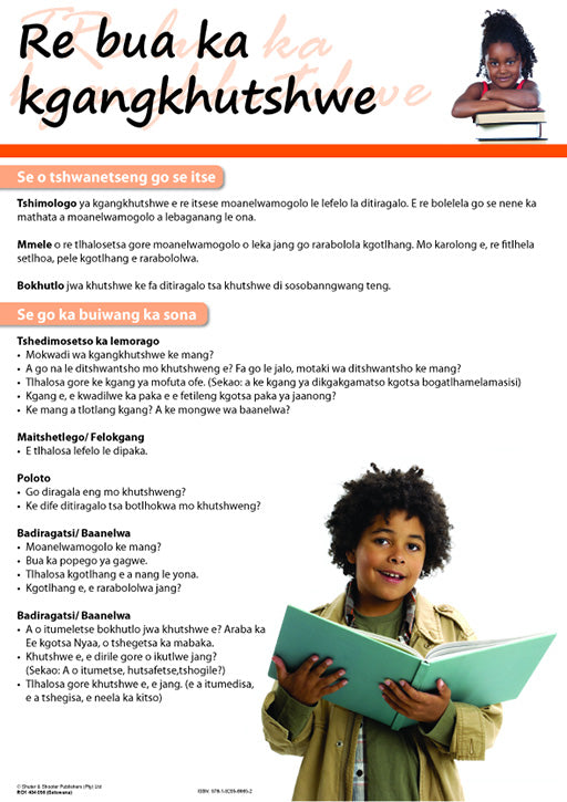 Chart: Talking About A Short Story (Setswana) A2 (Flat)