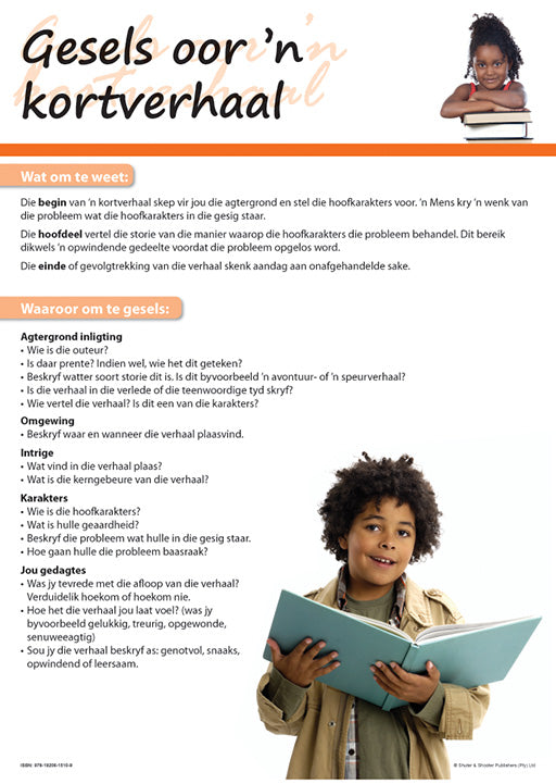 Chart: Talking About A Short Story (Afrikaans) A2